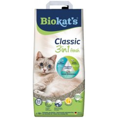 Stelivo pro kočky 3v1 Classic Fresh 10 l Biokat's
