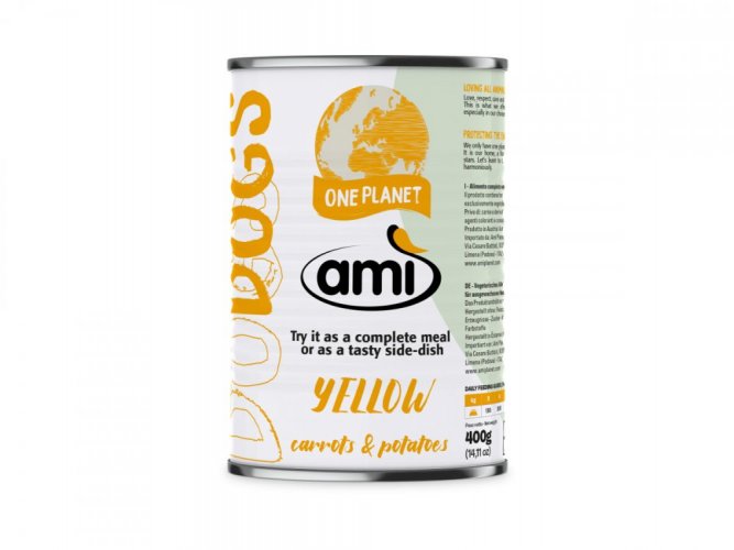 Ami Dog V-LOVE Žlutá konzerva 400g