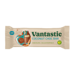 Čokoládová vegan tyčinka s kokosem 40g Vantastic