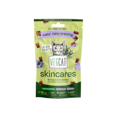 Pamlsky pro kočky SkinCares pro kůži a srst 60 g VEGCAT