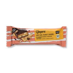 Tyčinka čokoládová arašidovo karamelová Bio 50 g Veganz