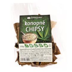 Chipsy hrachové konopné 100g Damoda