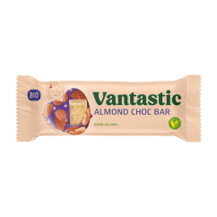 Čokoládová vegan tyčinka s mandlemi 40g Vantastic