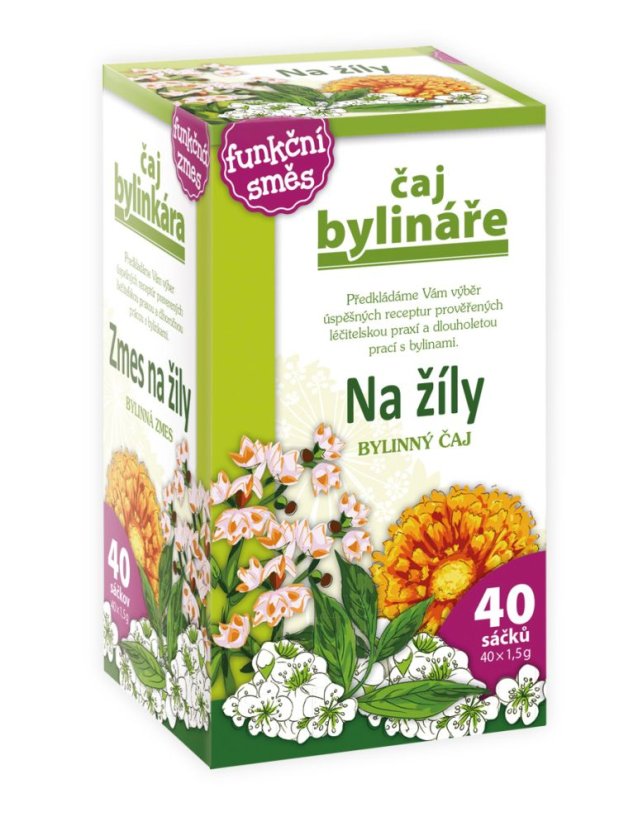 Čaj Na žily 40x1,5g Bylinář