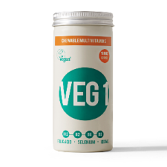 VEG1 pomaranč - 180 multivitamínových tabliet s vitamínom B12
