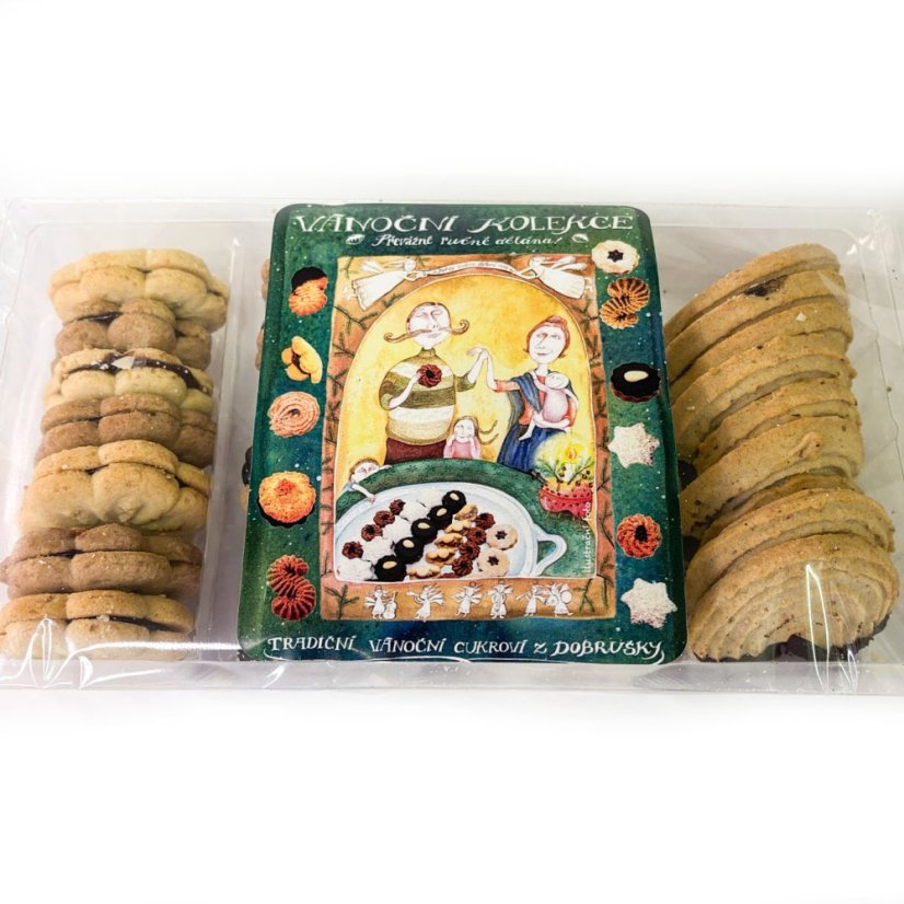 Vánoční kolekce Zelená– tradiční vánoční pečivo z Dobrušky 400 g