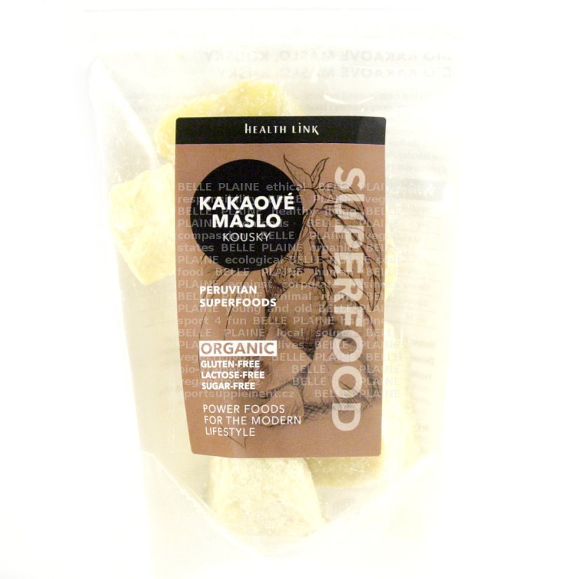Kakaové máslo Bio 250g Health Link