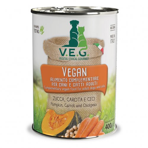 V.E.G. Vegan Orange 400g - rostlinná konzerva pro psy a kočky