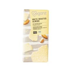 White chocolate with roasted almonds Bio 80 g Veganz
