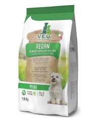 V.E.G. Vegan Dog Mini 1.5 kg - plant based complete meal - kibble for dogs