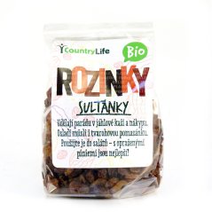 Sultana Raisins Bio 200g Country life - exp  01/02/2026