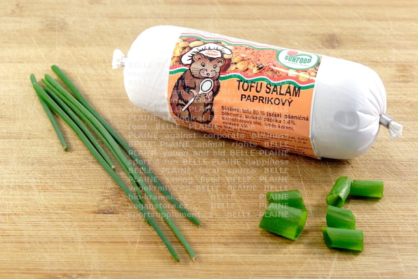 Salám tofu paprikový 220g Sunfood
