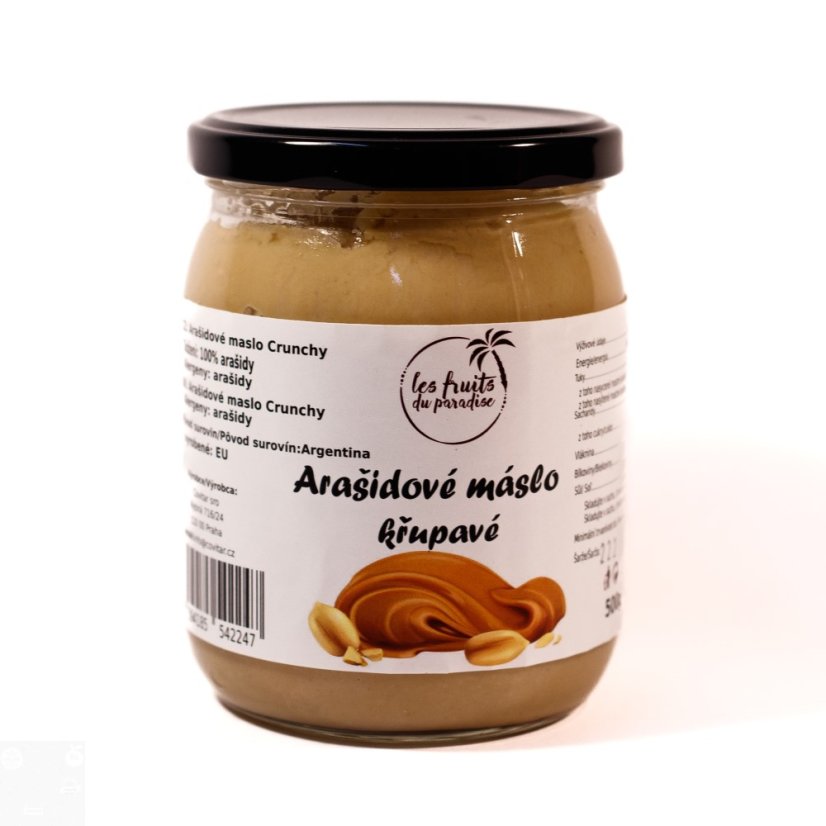 Pomazánka arašídová jemná 500g Les Fruits du Paradis