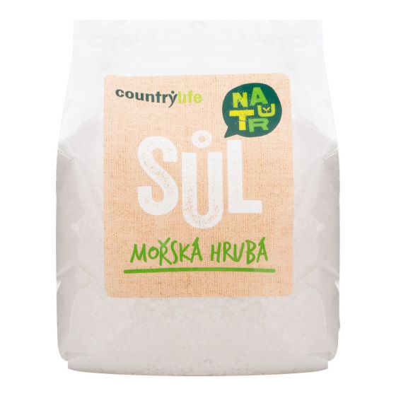 Coarse sea salt 1kg Country Life