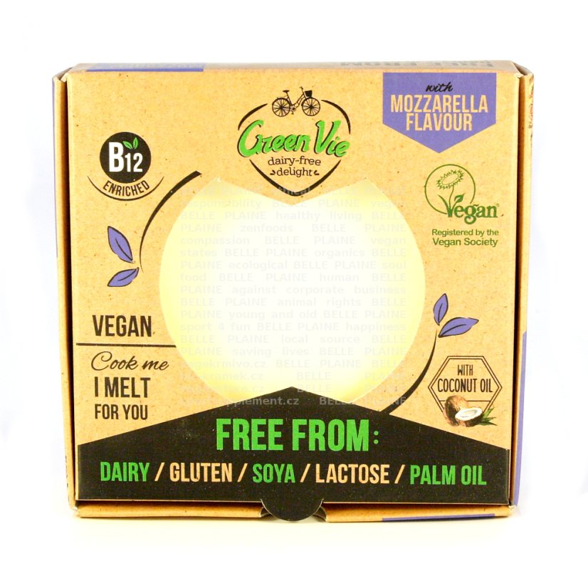 Veganská alternativa sýru Mozzarella 250g GreenVie