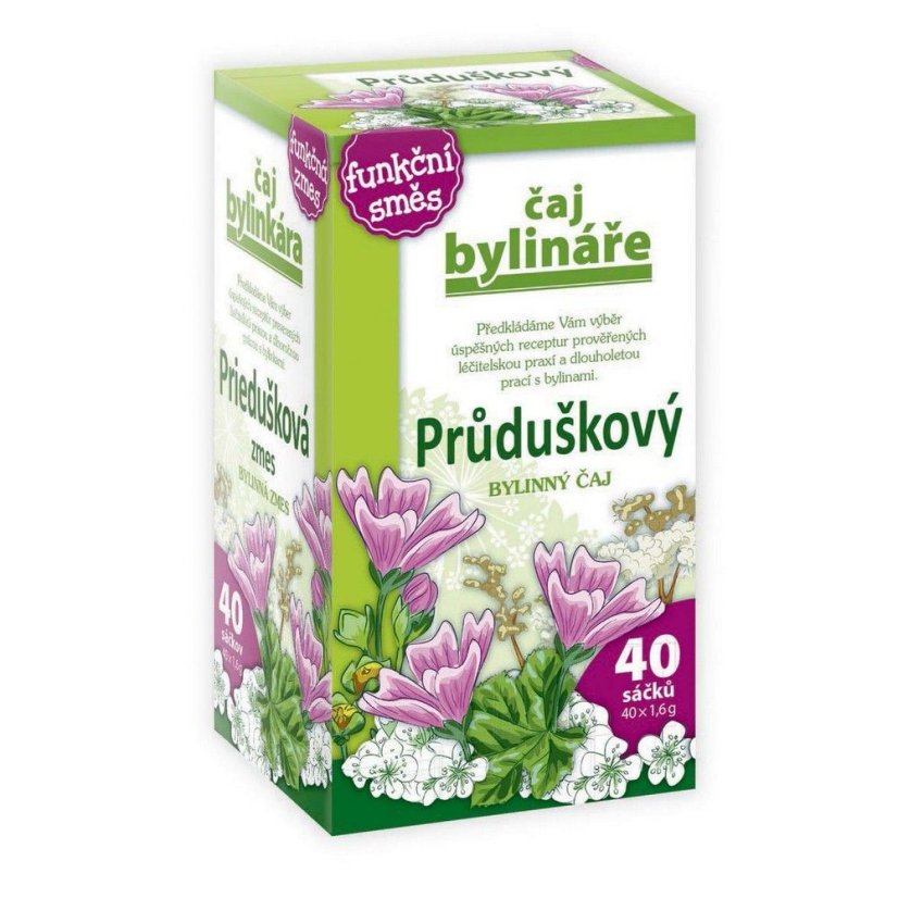 Čaj Průduškový 40x1,6g Bylinář