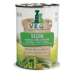 V.E.G. Vegan Green 400 g - rostlinná konzerva pro psy a kočky