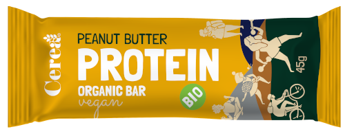 Proteinová tyčinka arašídové máslo 45 g Cerea