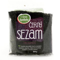 Sezam černý natural 200g Green Apotheke