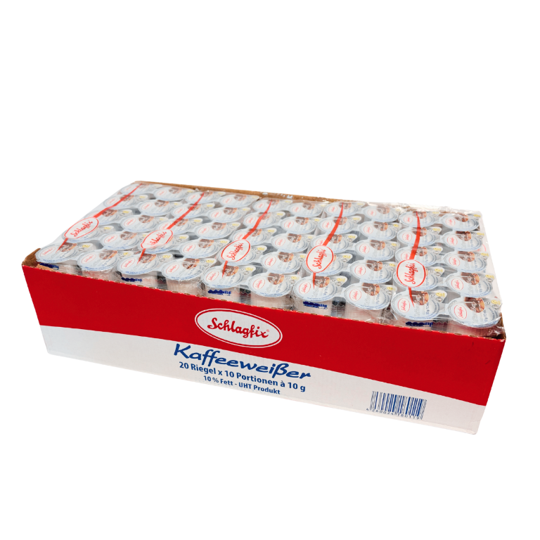 Rastlinná alternatíva smotany do kávy 200 porcií po 10 ml Schlagfix Rastlinná alternatíva smotany do kávy 200 porcií po 10 ml Schlagfix
