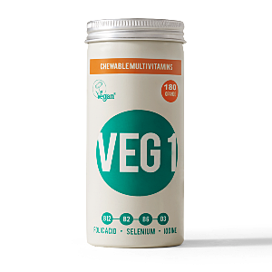 VEG1 pomeranč - 180 multivitamínových tablet s vitamínem B12