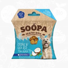 Zdravé pamlsky Kokos a Chia semínka 50 g Soopa