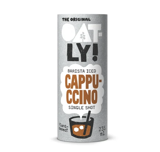 Ľadová káva Cappuccino s ovseným nápojom 235 ml Oatly!