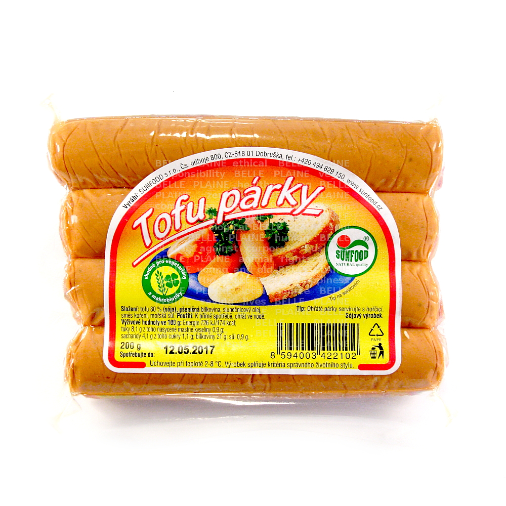 Párky Tofu  200g Sunfood