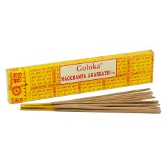 Incense sticks NagChampa Yellow 16g Goloka