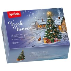 Čaje darčeková kolekcia Veselé Vianoce 48 ks Apotheke