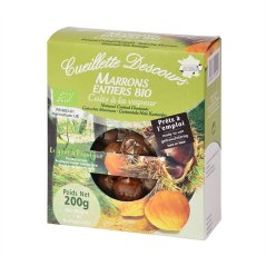Kaštany loupané vařené Bio 200g Ardeche Marrons
