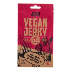 Jerky Vegan s príchuťou BBQ 50 g VEGUN