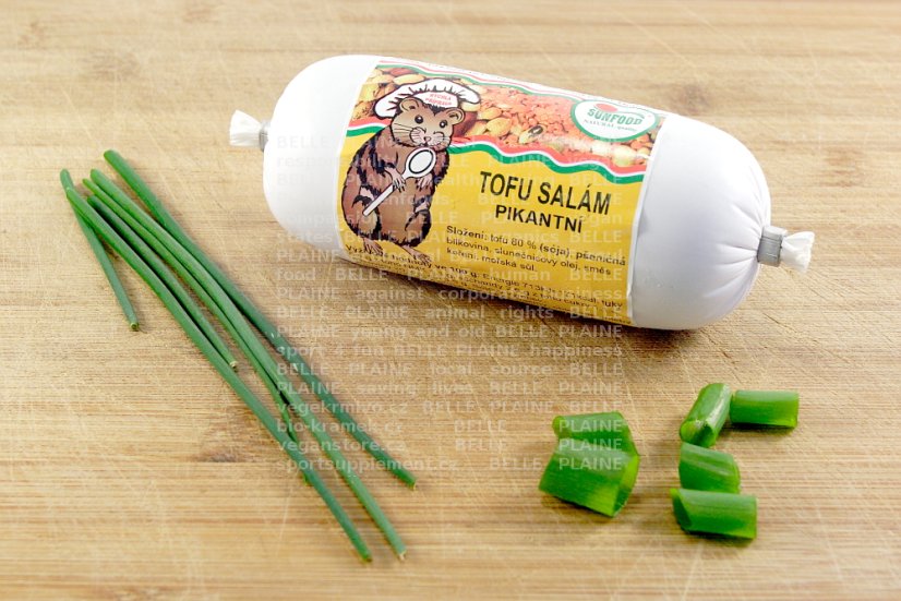 Salám tofu pikantní 220g Sunfood