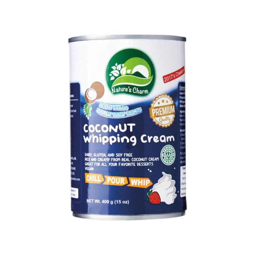 Coconut Plant-Based Whipped Cream 400 ml Nature's Charm