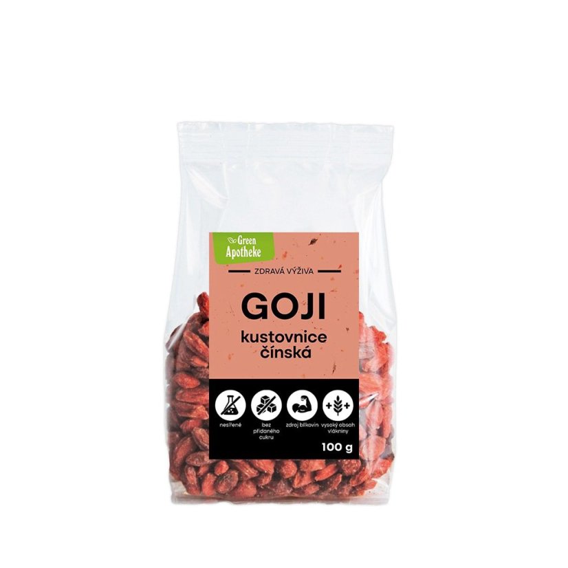 Goji - kustovnice čínská nesířená 100 g Green Apotheke Goji - kustovnice čínská nesířená 100 g Green Apotheke