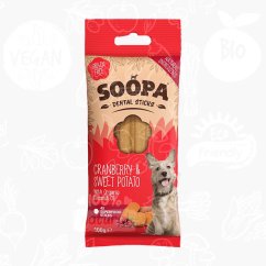 Cranberry & Sweet Potato Dental Sticks 100 g Soopa