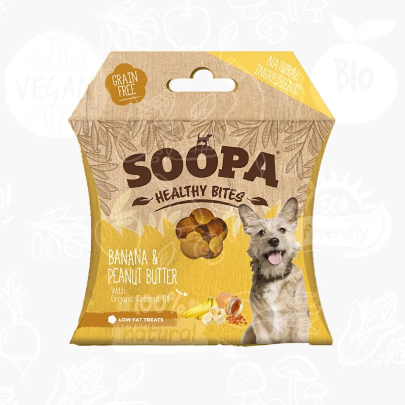 Banana & Peanut Butter Healthy Bites 50 g Soopa