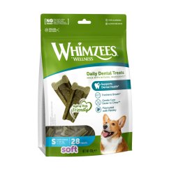 Whimzees Soft S - dentálne maškrty pre psy 28 x 15 g