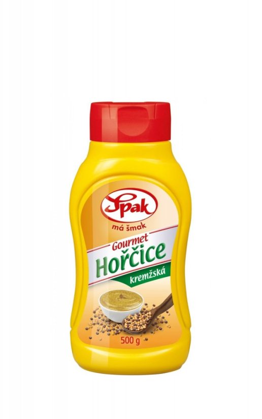 Hořčice kremžská Gourmet 500 g Spak
