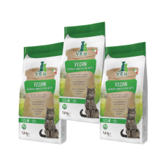 Value pack 3× V.E.G. Vegan Cat 7.5 kg – complete vegan cat food