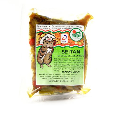Seitan speciál se zeleninou cca 200g Sunfood