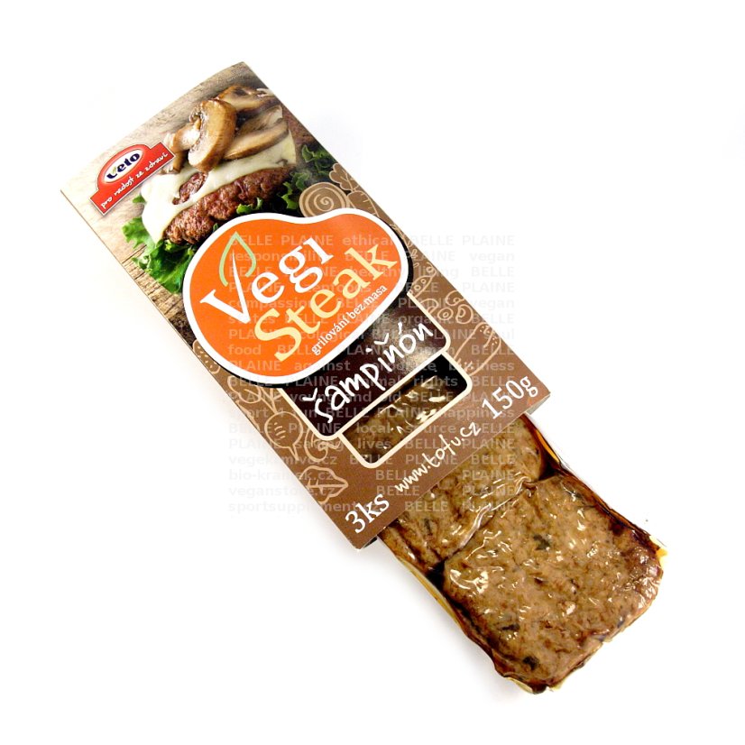 Veggie Steak Šampiňón 150g Veto Veggie Steak Šampiňón 150g Veto