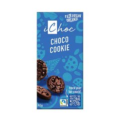 Čokoláda Choco Cookie Bio 80g iChoc