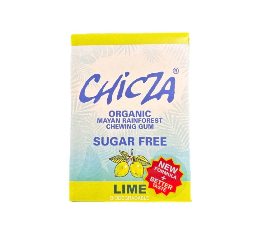 Žvýkačky s limetkou bez cukru Bio 30 g Chicza