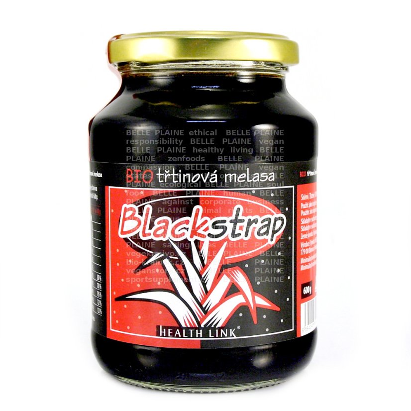 Melasa třtinová Bio 360ml BlackStrap Health link