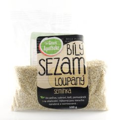 Sezam bílý loupaný 100g Green Apotheke