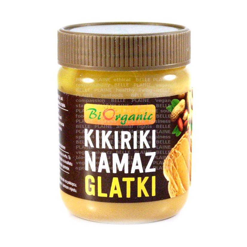 Krem arašidový jemný Bio 340g Biorganic