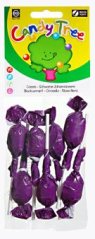 Lízátka černý rybíz bezlepková Bio 7x10g Candy Tree