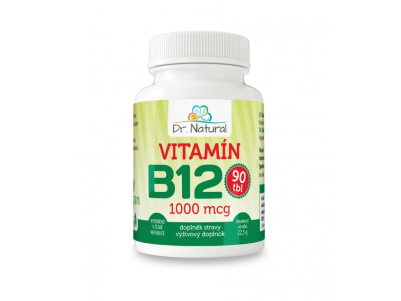 Vitamin B12 1000 µg – 90 Tablets Dr.Natural