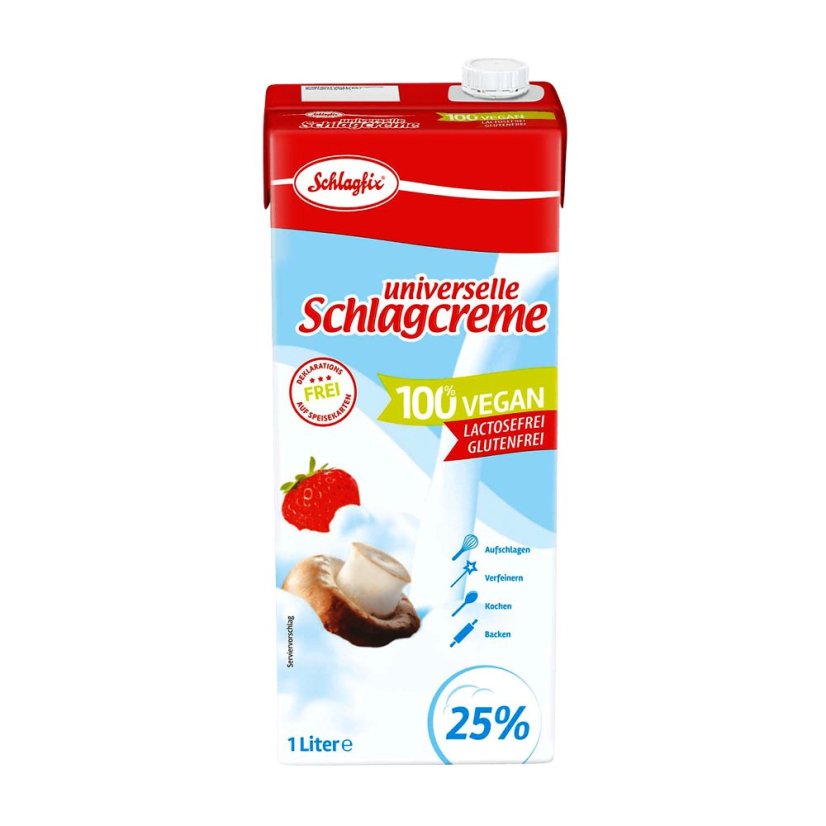 Šlehačka rostlinná neslazená 1000 ml Schlagfix